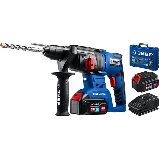 Перфоратор ЗУБР  , бесщеточный, кейс, 2 акк РВ-260-42  Профессионал