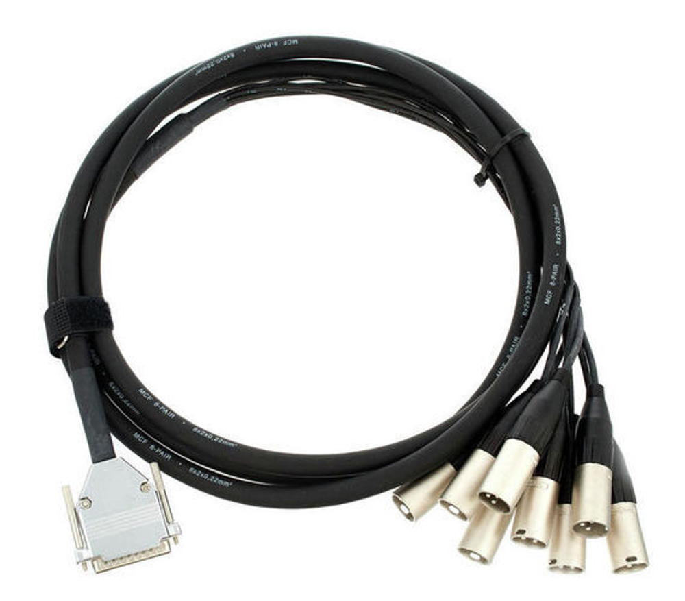 Студийный мультикор Pro Snake SUB-D 25pin-XLRM