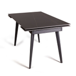 Стол раскладной Buren (140+30+30) керамика черный