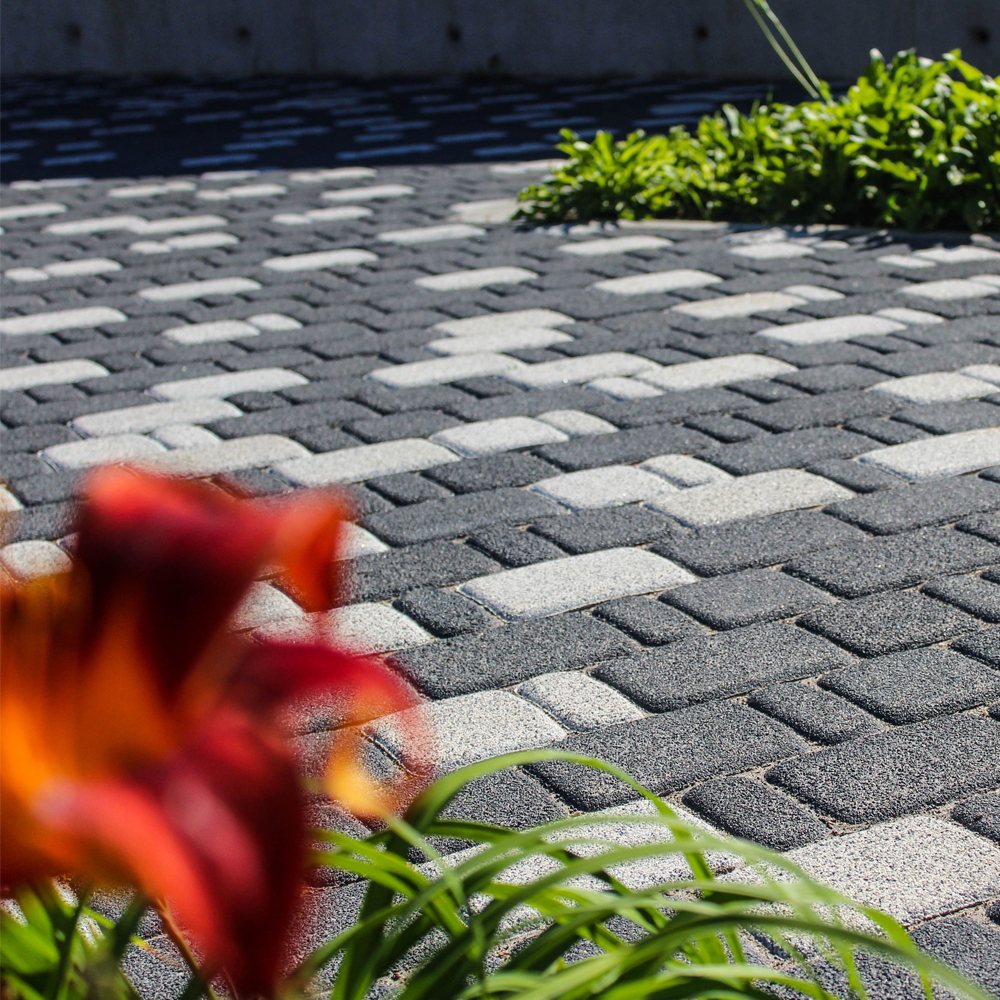 Тротуарная плитка КЛАССИКО - Стоунмикс Черный, комплект из 3 видов плит