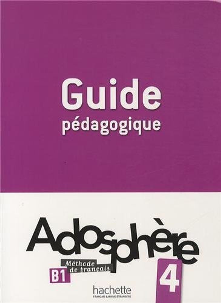Adosphere 4 Guide pedagogique