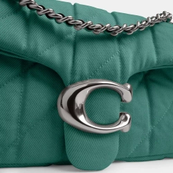 COACH СУМКА ЧЕРЕЗ ПЛЕЧО TABBY 26 С МЯГКОЙ ПОДКЛАДКОЙ, ЗЕЛЕНЫЙ