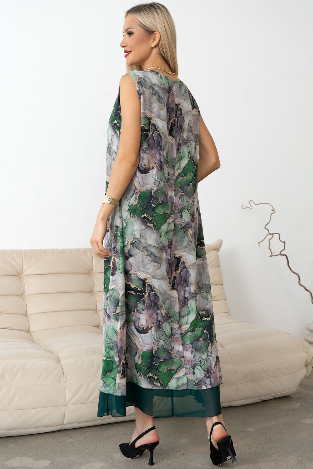 Платье Велла (зеленый) Р11-1171/5 Nikol