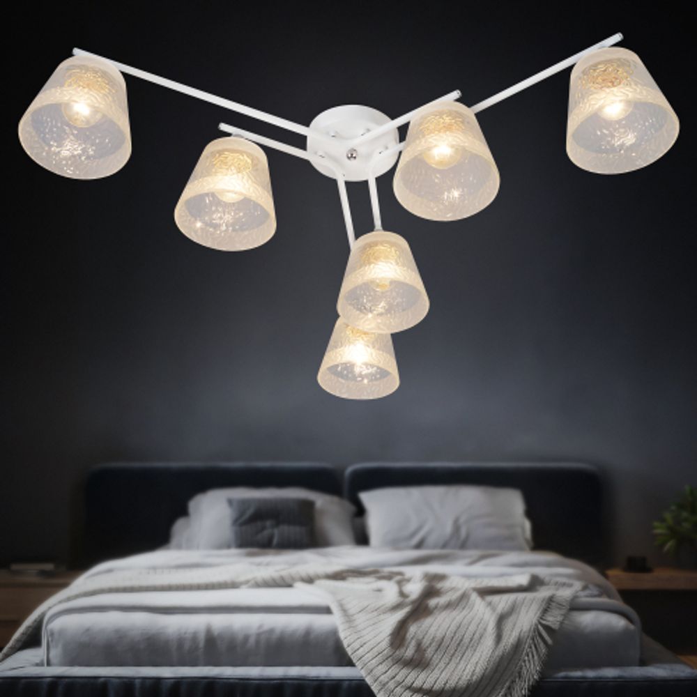 Люстра Rivoli Constance 3155-306 6 х Е27 60 Вт модерн | Rivoli