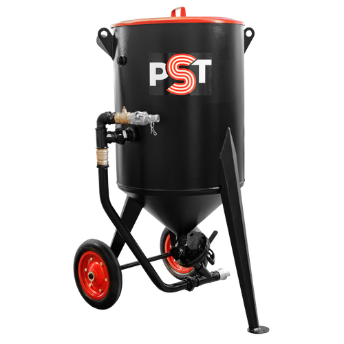 Напорная пескоструйная бочка PST-200 с шиберным дозатором