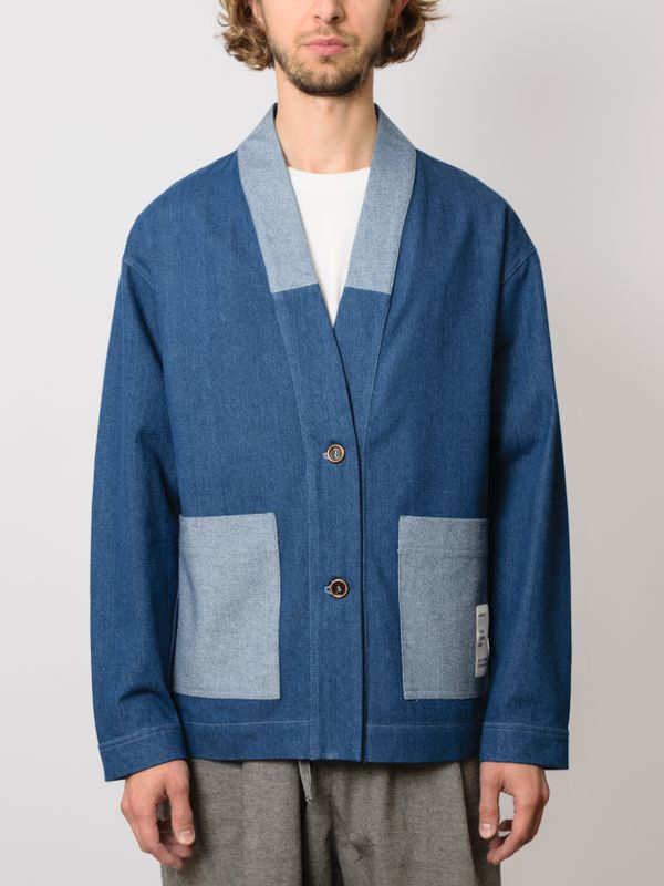 Жакет Haori Blue синий - фото 1