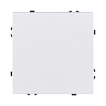 Выключатель кнопочный 1-клавишный 10А/250В, белый матовый Kollinger Eclipse EC-006WH