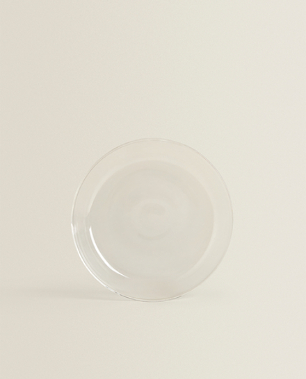 ZARA HOME ТАРЕЛКА ИЗ БОРОСИЛИКАТНОГО СТЕКЛА С ОБОДКОМ