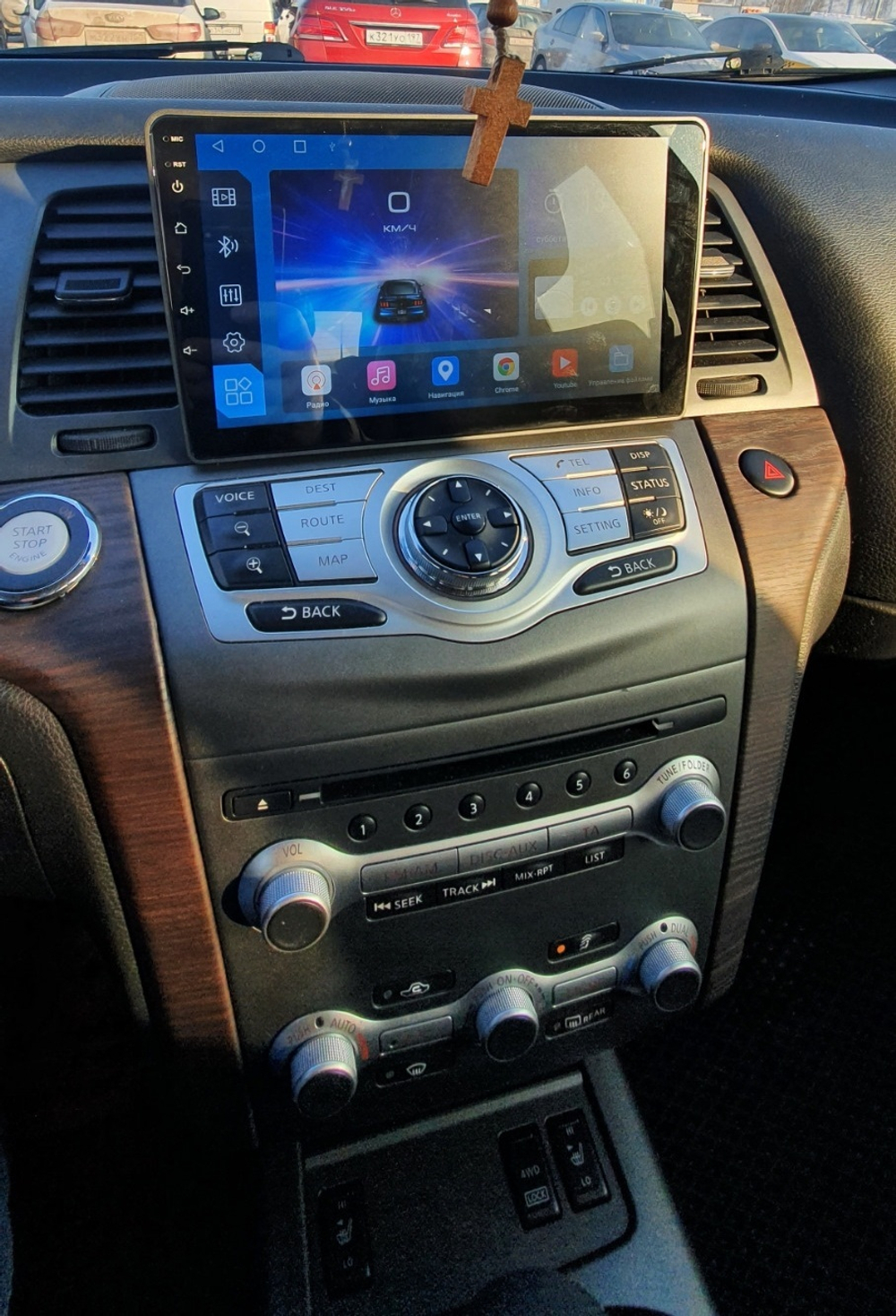 Магнитола для Nissan Murano Z51 2008-2015 - Vaycar VA51-1223 на Android 13, 8-ядер, 4G SIM-слот