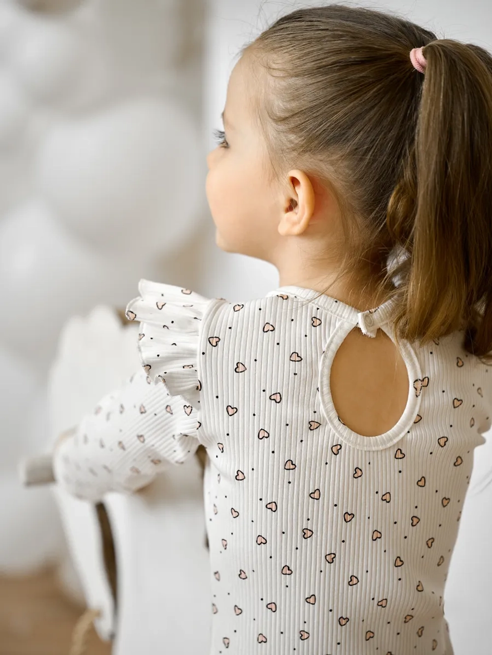 Боди с длинным рукавом