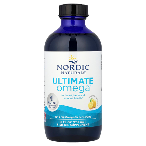 Nordic Naturals, Ultimate Omega®, омега-3 кислоты, с лимонным вкусом, 237 мл (8 жидк. унций)