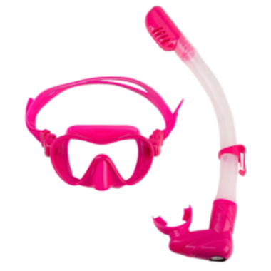 Комплект Scorpena Junior маска+трубка для сноркелинга, Розовая Детский