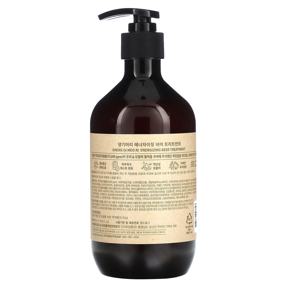 DAENG GI MEO RI, Energizing Beer Treatment, 500 мл (16,9 жидк. унц.)