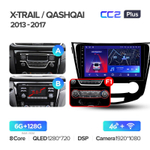 Teyes CC2 Plus 10.2" для Nissan X-Trail 2013-2017