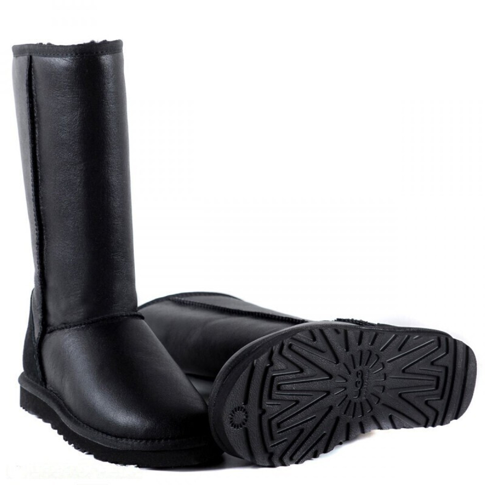 Угги Classic Tall Metallic Black