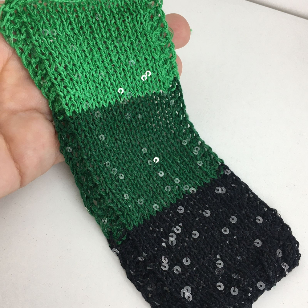 PAILLUX - D&C yarns; 96% хлопок, 4% пайетки; 560м/100гр; цвет: горчичный; Есть бобинка: 250гр