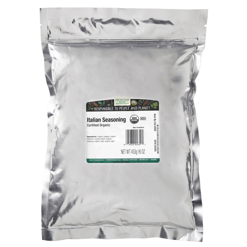 Frontier Co-op, Органическая цельная итальянская приправа, 16 унций (453 г)