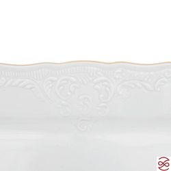 Поднос Bernadotte Белый узор 26 см