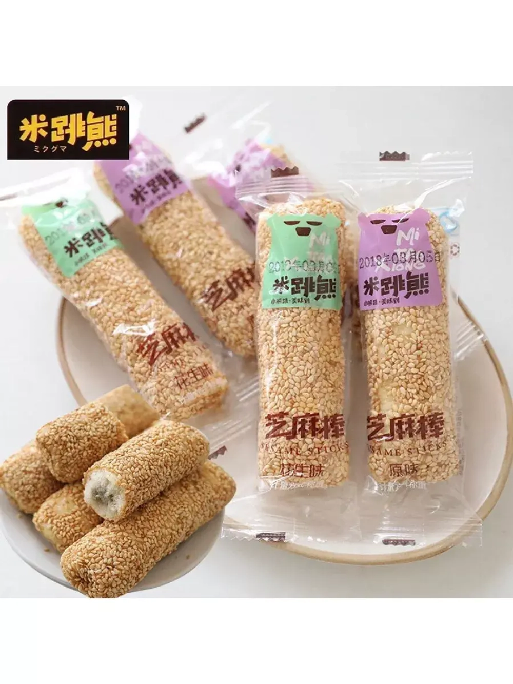 Рисовое печенье в кунжутной обсыпке с начинкой 1кг