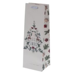 GAEM Пакет подарочный (бумага 210г/м2, блок 12шт), L12 W10 H35 см, 4в.