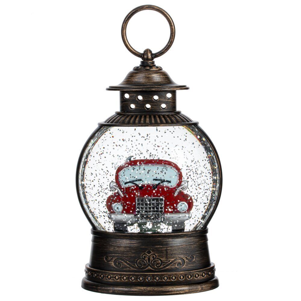 GAEM Изделие декоративное "Фонарь" (подсвет, вьюга, 3хААА н/п), L13 W7,5 H20,5 см