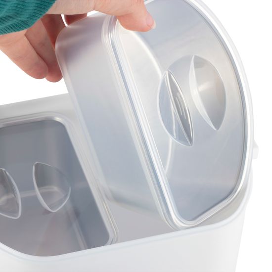 Ланч бокс 750 мл. Kamille KM 2138 (пластик, нержавеющая сталь)