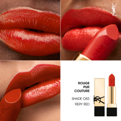 Yves Saint Laurent Rouge Pur Couture - Помада для женщин O83 Fiery Red, 3 g