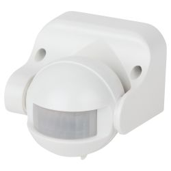 Датчик движения ЭРА MD 03 для дома инфракрасный белый 1200 Вт угол 180 градусов 12 метров | Датчики движения