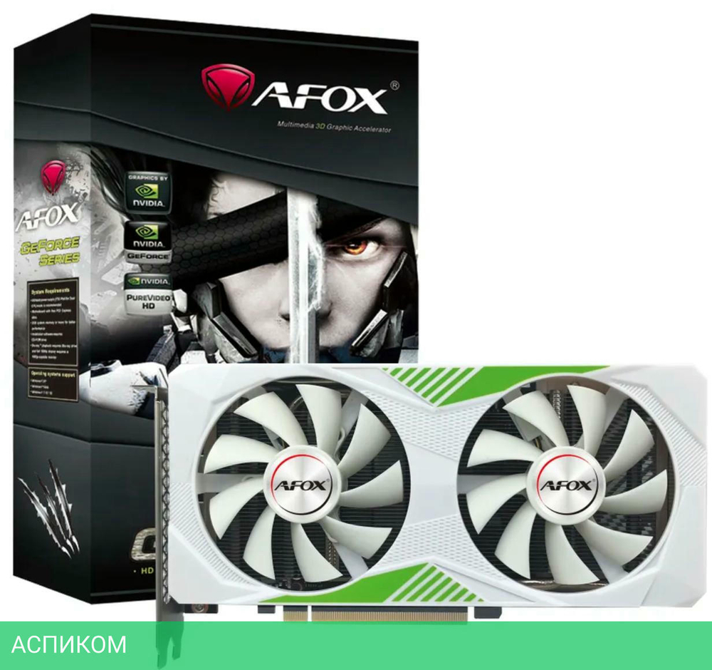 Видеокарта AFOX GeForce RTX 3060 Ti 8GB GDDR6 (AF3060TI-8192D6H4)