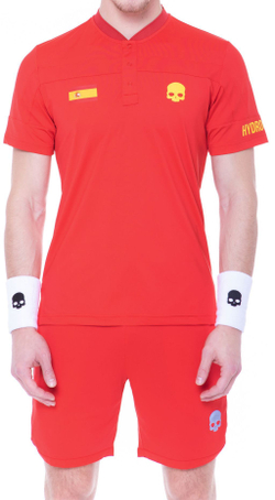 Теннисное поло Hydrogen Nation Cup Tech Serafino - red