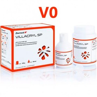 --- Villacryl SP цвет V0 (500гр.+300мл.) Виллакрил СП, пластмасса для изготовления бюгельных протезов