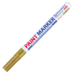 Маркер-краска лаковый (paint marker) 2 мм золотой нитро-основа алюминиевый корпус BRAUBERG PROFESSIONAL PLUS (12 штук в упаковке)