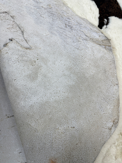 Ковер прямоугольный натуральный мех овчина, 190 х 160 см.