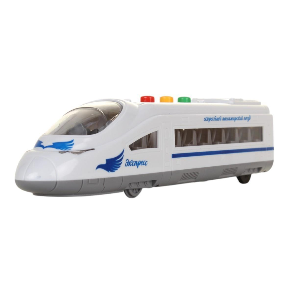 Модель ин. пласт. "Скоростной поезд" 21,5см, свет/звук, коробка 1630046-R (Технопарк)