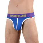 Трусы-тонги Boefje BF0501 47458 с широким поясом, синие, S