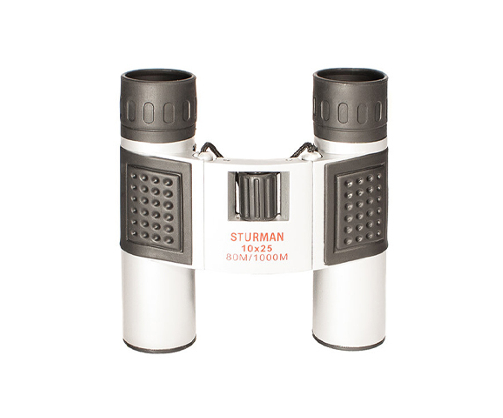 Бинокль Sturman 10x25 серебристый - фото 2