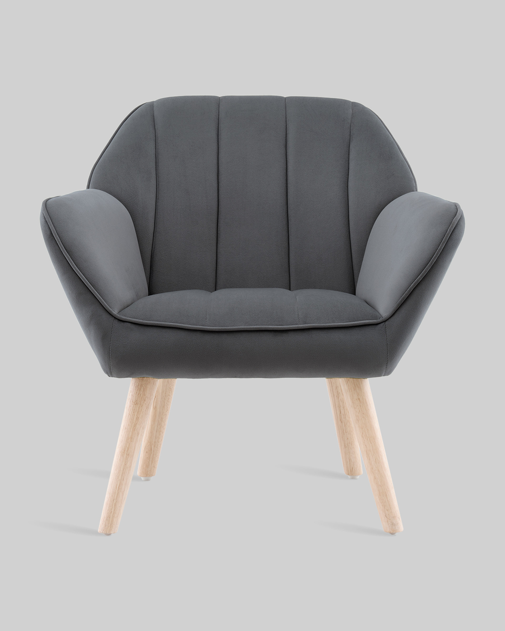 Кресло Руди серый