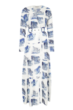 платье с ремешком peakes Silvian Heach - голубой(PGP21165VE)