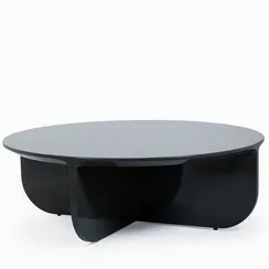 Кофейный стол Petra Ø100х33 см, зеленый глянец