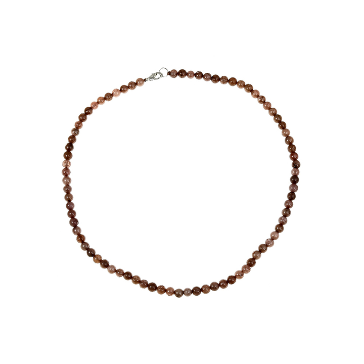 Бусы Агат, шар 0,6 см, цвет серый, 45 см