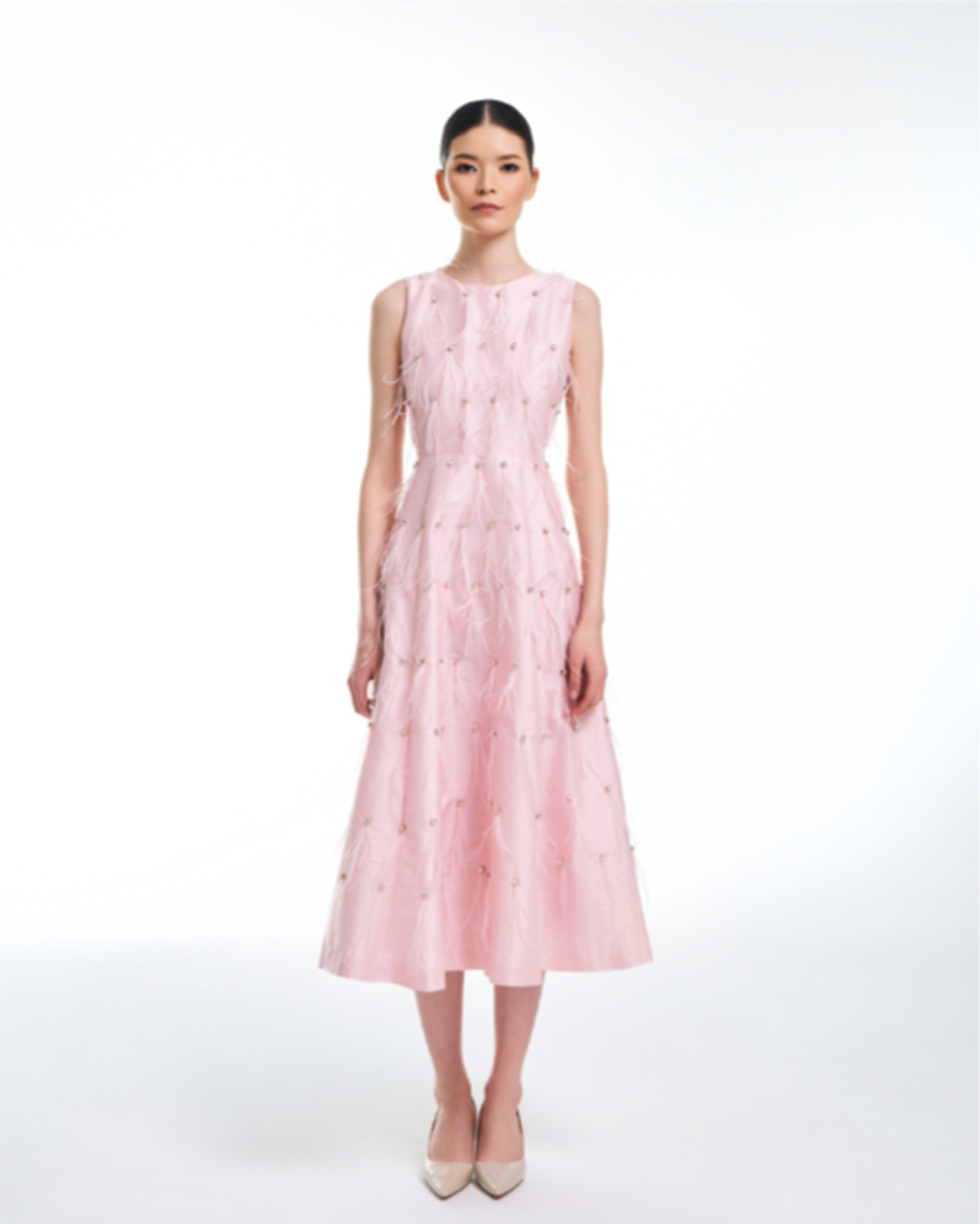 Платье Pavlova (Павлова)  ШШ, с выш., розовое