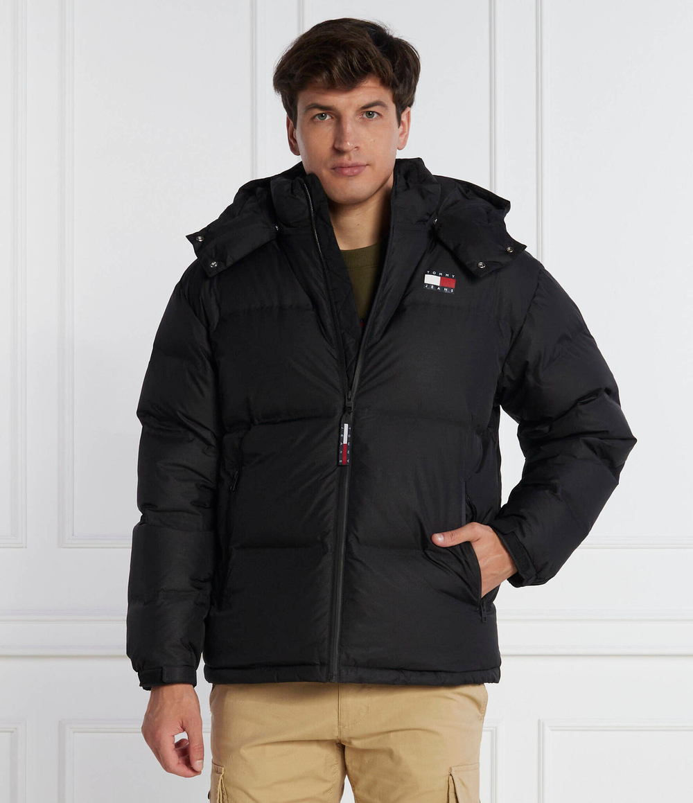 Пуховая куртка TJM ALASKA PROTECT PUFFER Tommy Jeans - черный(DM0DM17230)