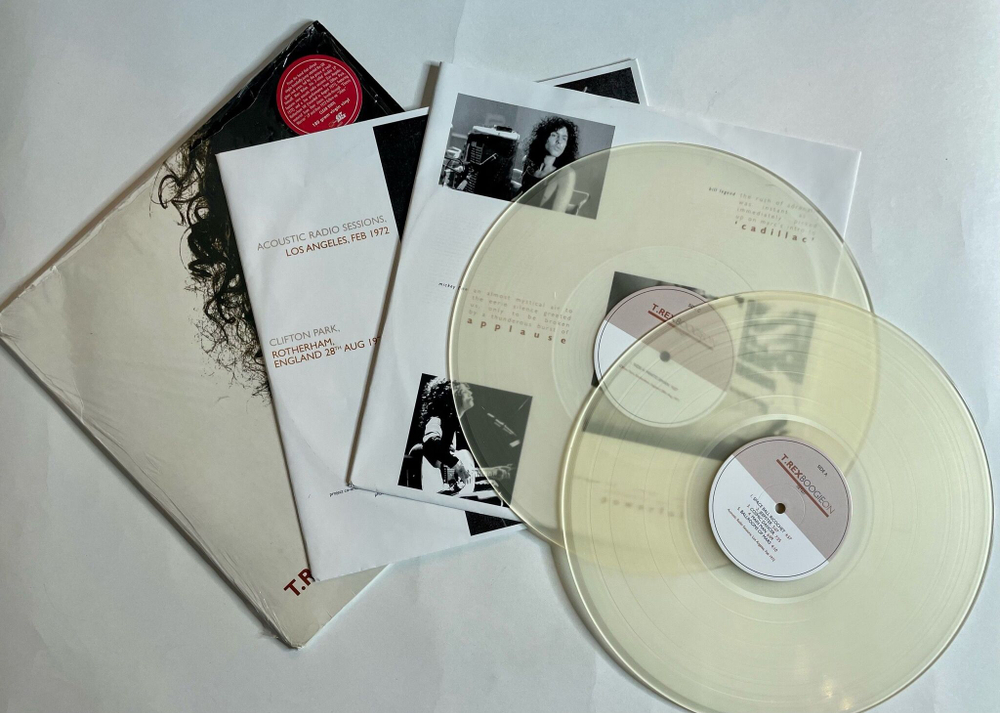 Винтажная виниловая пластинка LP T.Rex Marc Bolan Boogie On (Italy 2003) (Clear Vinyl)