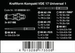 Набор отвёрток Wera Kraftform Kompakt VDE 17 Universal 1 05059030001