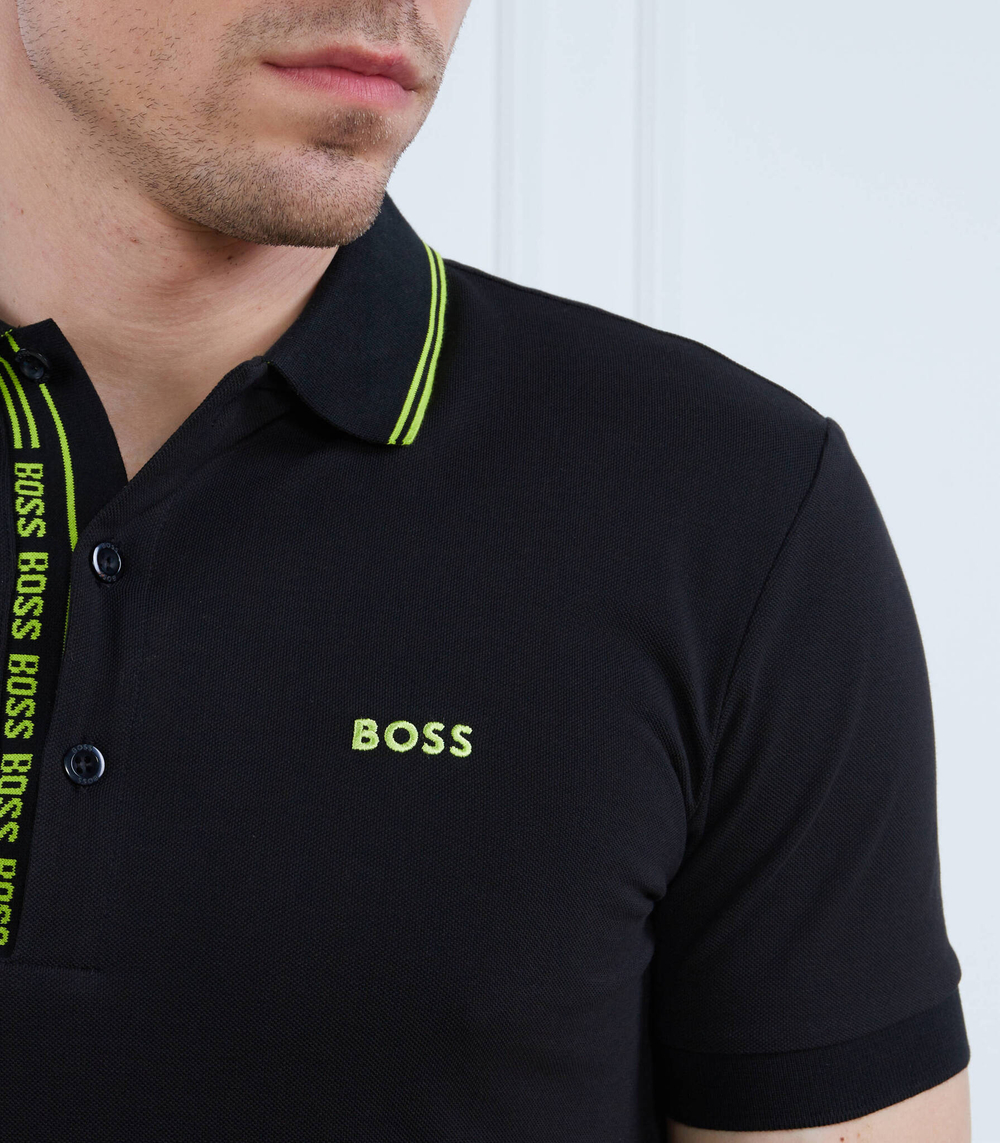 Поло Paule 4 BOSS GREEN - черный(50469391)