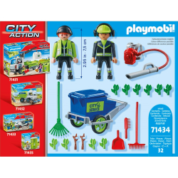 Playmobil - Команда уборщиков города City Action 71434 / артикул   71434  / GTIN 4008789714343