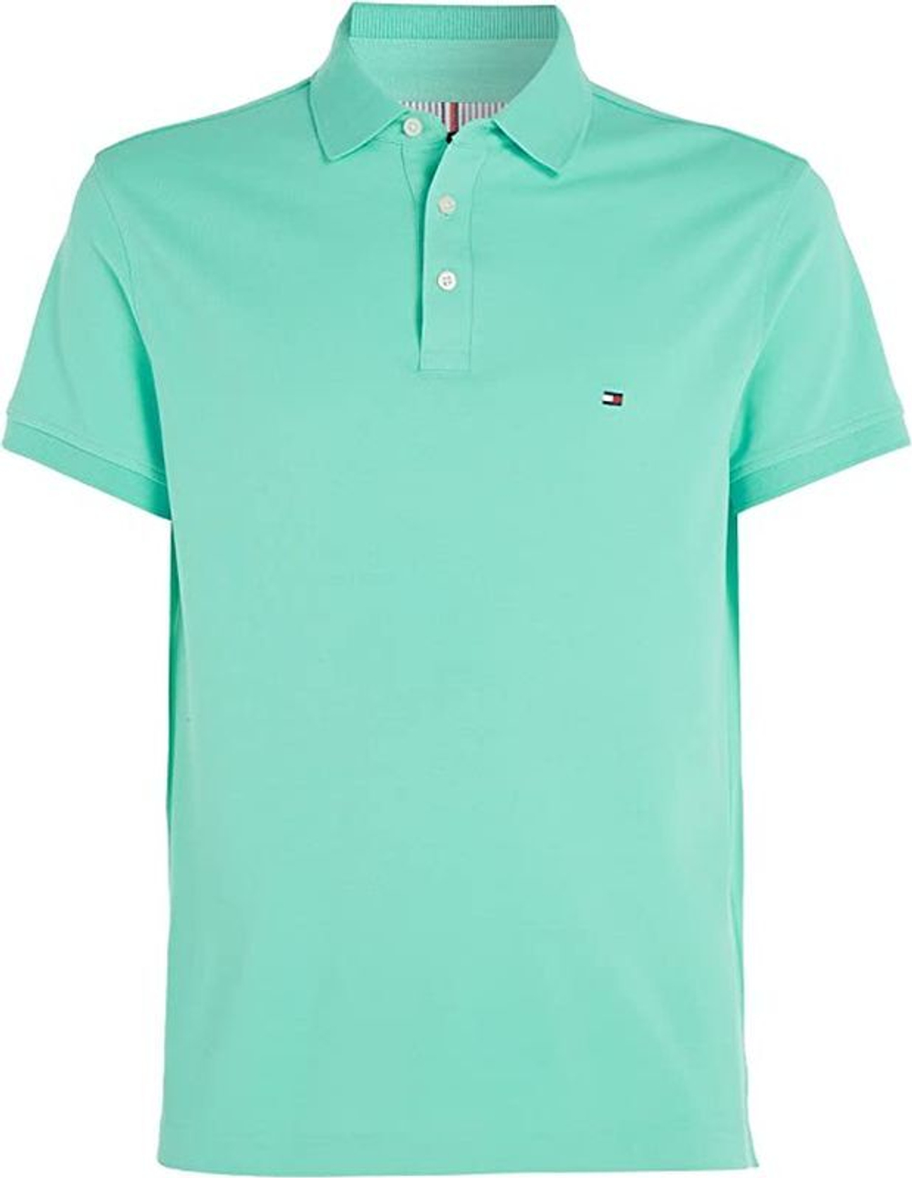 Мужское теннисное поло Tommy Hilfiger Core 1985 Slim Polo - light jade green