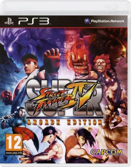 PS3 Super Street Fighter IV Arcade Edition (Б/У, Английская версия, BLES-00770)