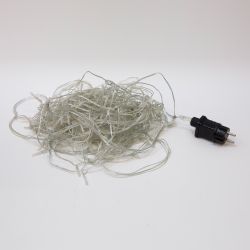 ULD-B12006-195-TTK AMBER IP44 Бахрома светодиодная с эффектом мерцания. 12м. Соединяемая. 195 светодиодов. Янтарный свет. Провод прозрачный. ТМ Uniel