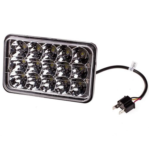 Фара дневного света 12/24 В 45 Вт 15 LED 6000K combo свет прямоугольная 167х105х70мм Skyway